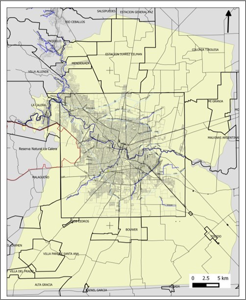 Study area of the GBC.