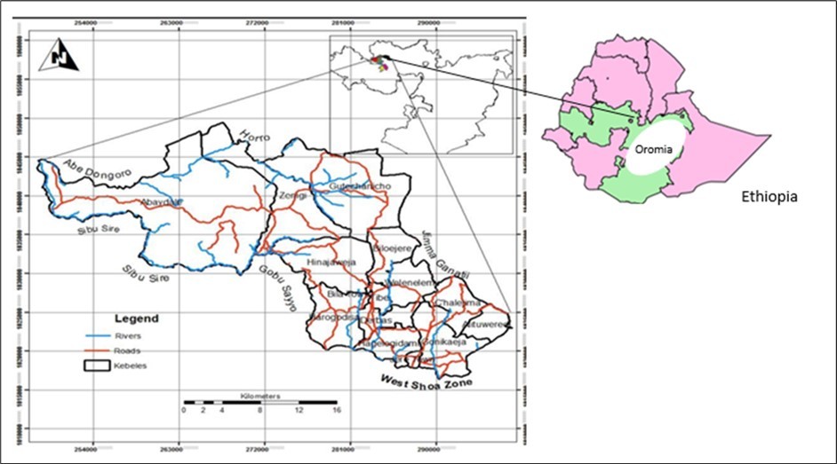 Map of the study area
